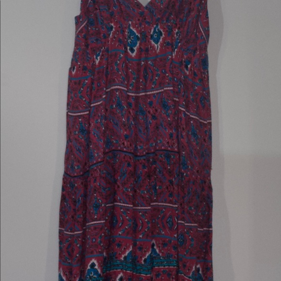 Skinny strapped fun flowy dress - Picture 2 of 2